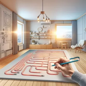 Instalacja mat grzewczych